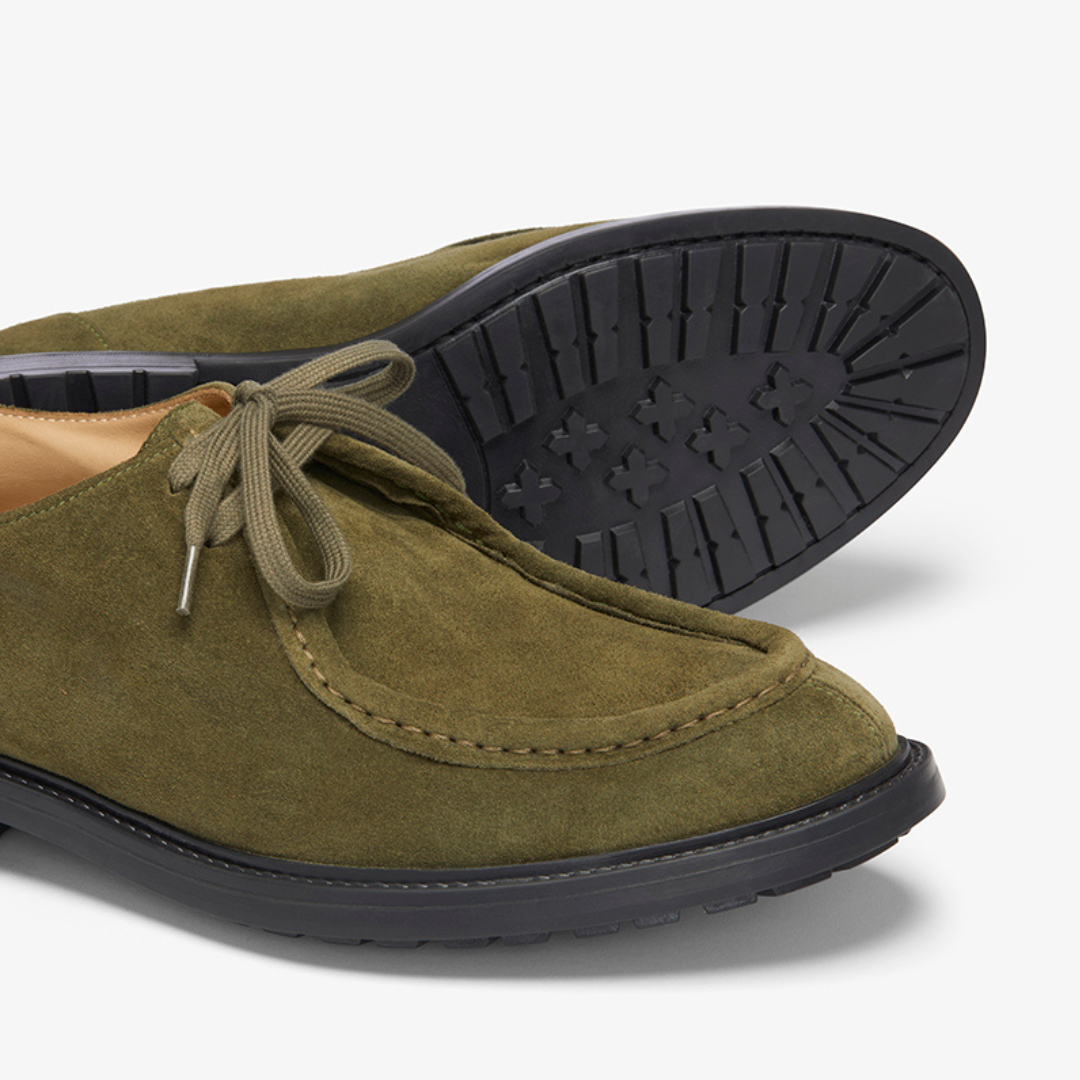 Men's Olive Suede Tuscan Derby Boot
