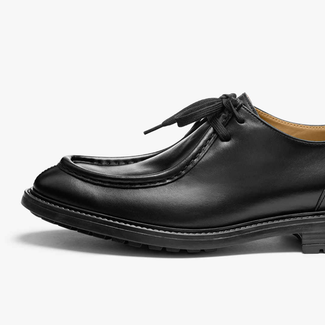 Men's Black Leather Tuscan Derby Boot