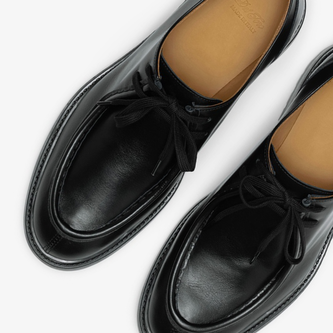 Men's Black Leather Tuscan Derby Boot