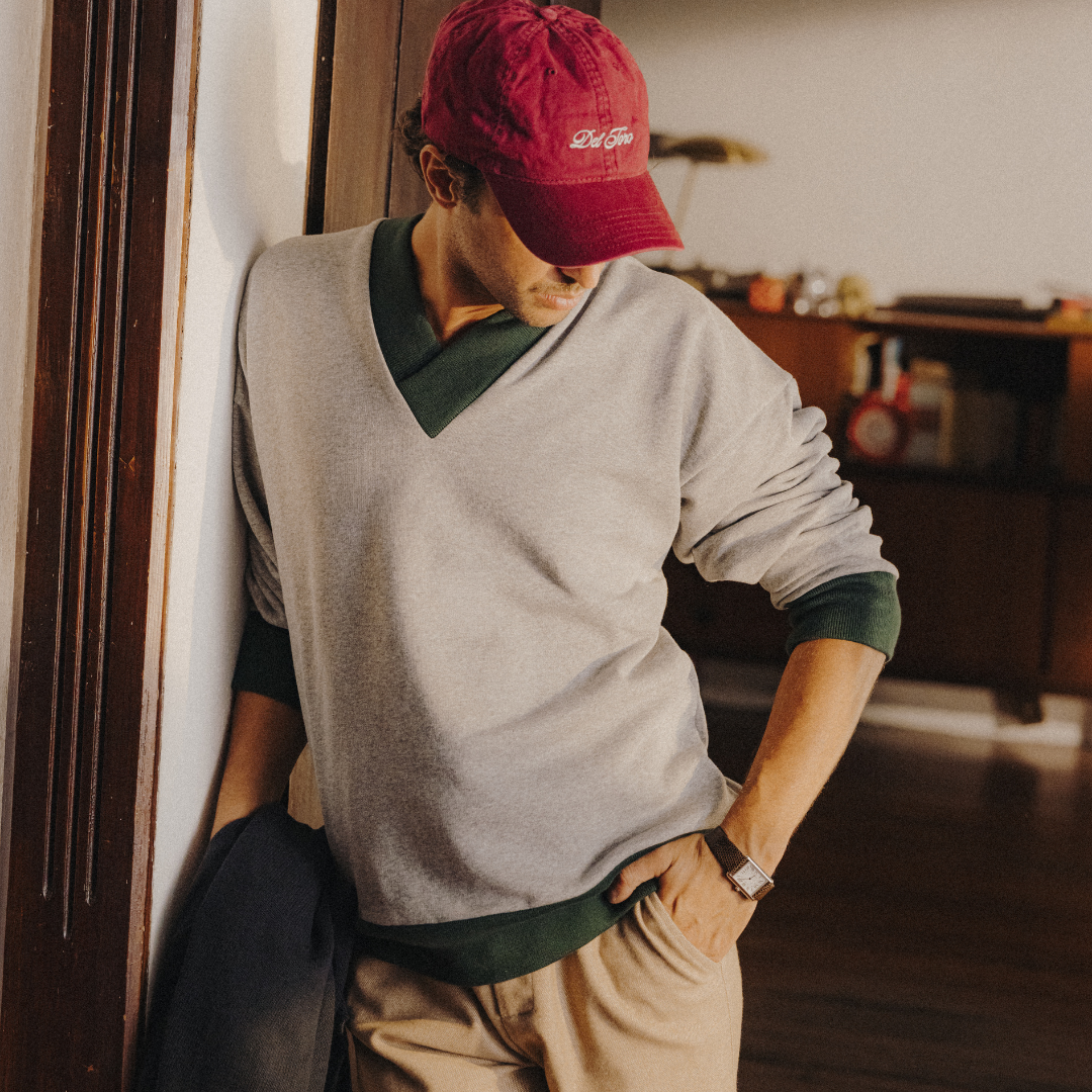 Loafer Logo Dad Hat - Burgundy