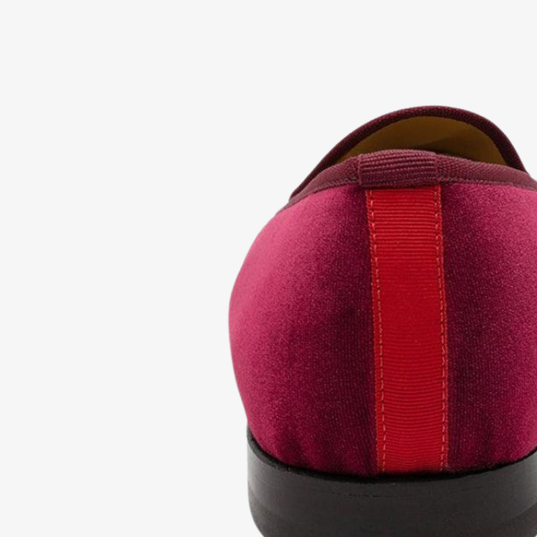 Men's Merlot Velvet Slipper II