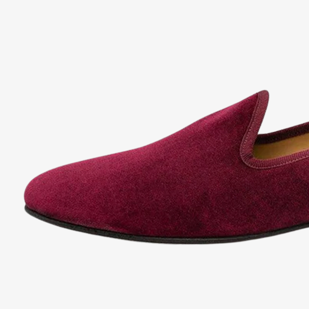 mens red velvet dress shoes dress shoes for men red Mens Fire Red Baroque Embossed Velvet Dress Loafers Shoes After Midnight 7017