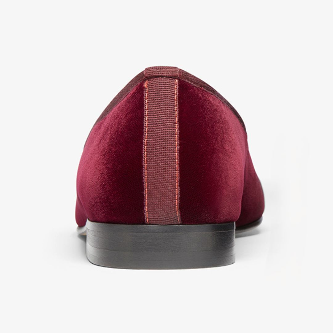 Men's Oxblood Velvet Slipper II