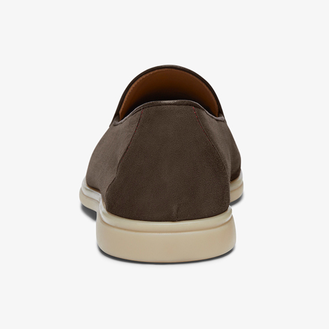 Men's Chocolate Suede Viaggio Loafer