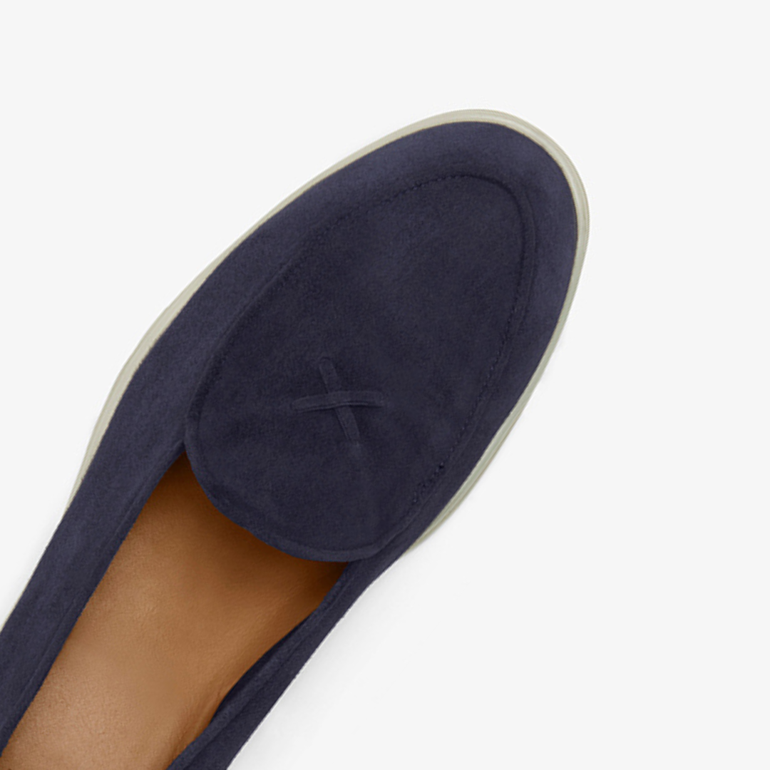 Men's Navy Suede Viaggio Loafer