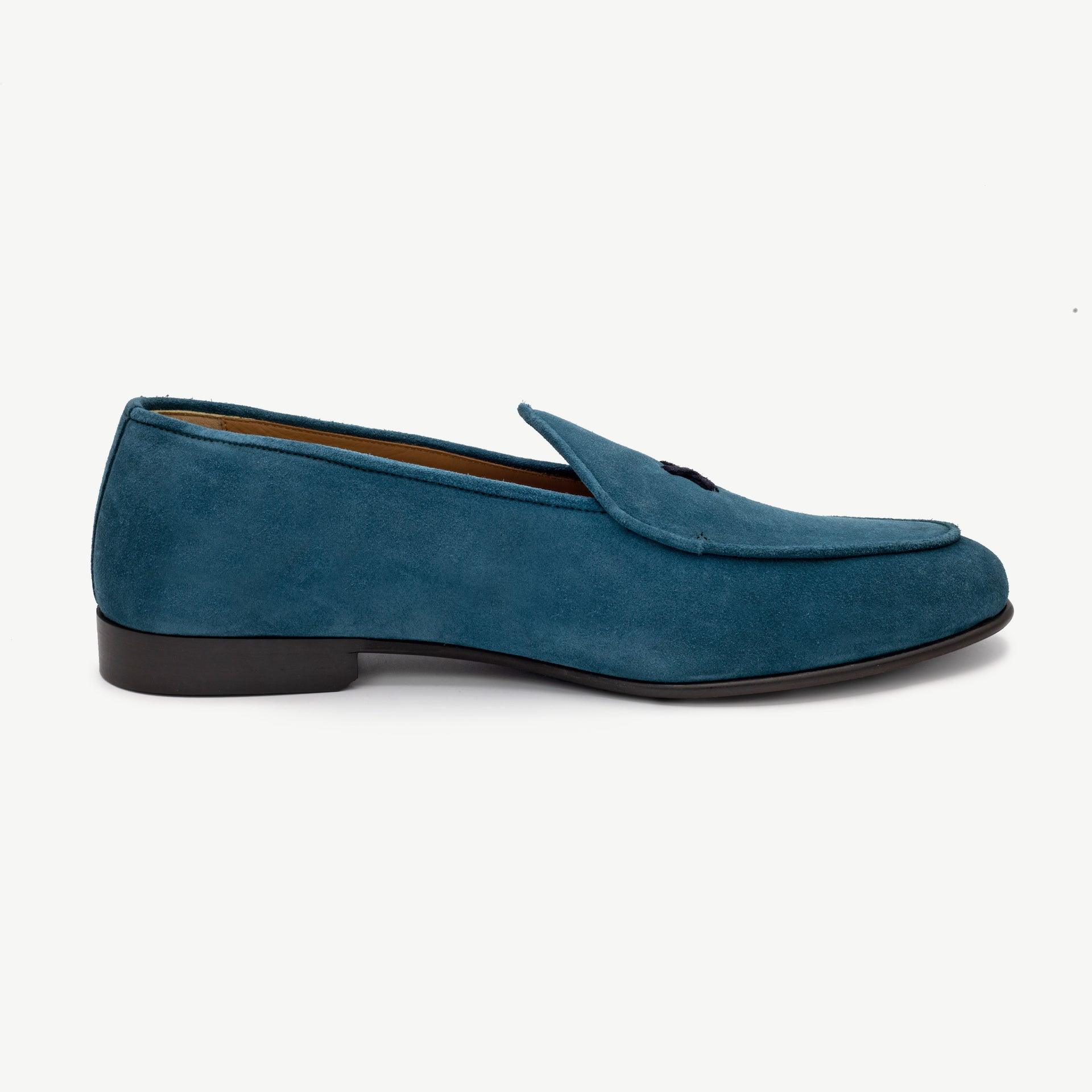 Men's Petrol Suede Milano - 2nd