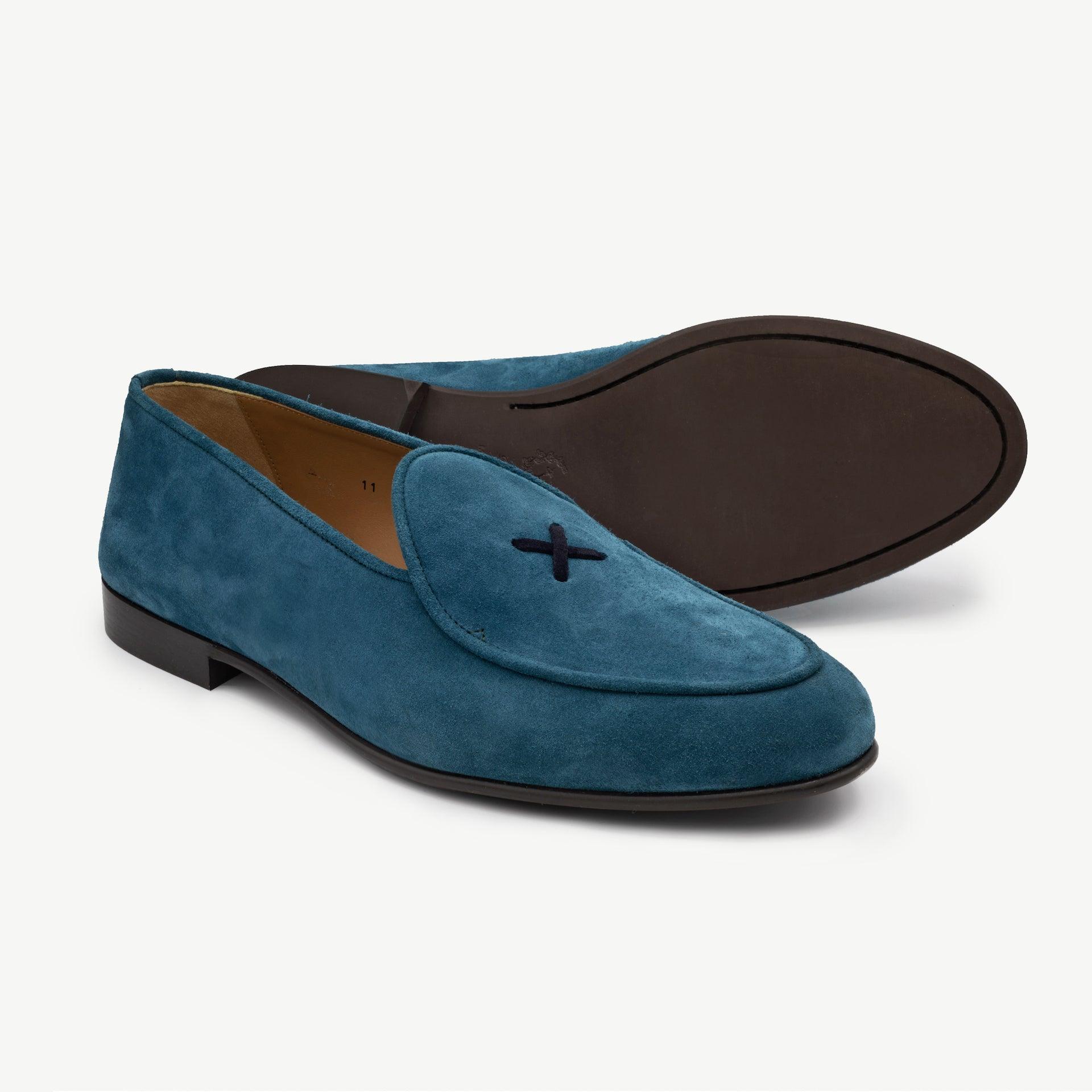Men's Petrol Suede Milano - 2nd