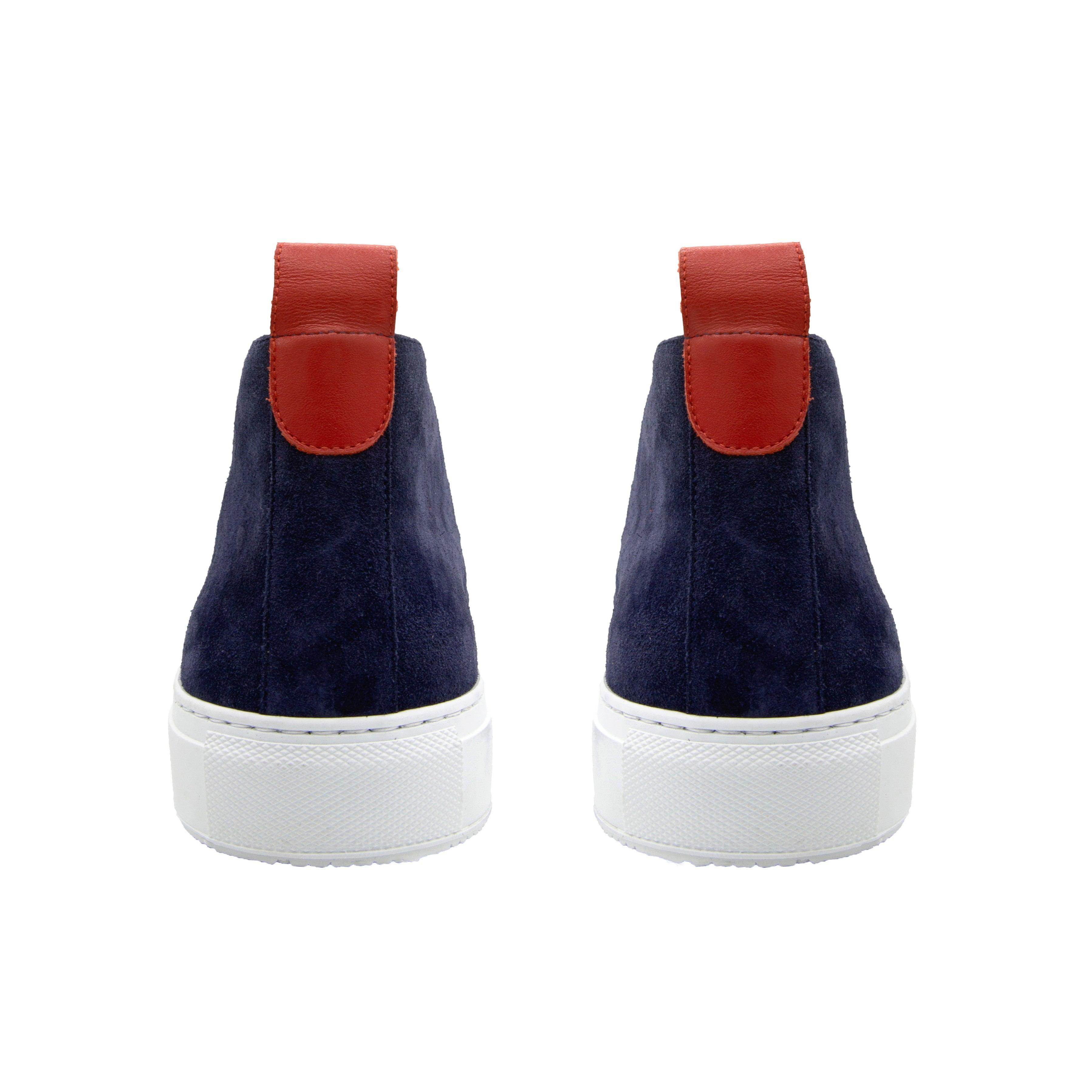Men's Navy Suede Chukka Sneaker - 2nd