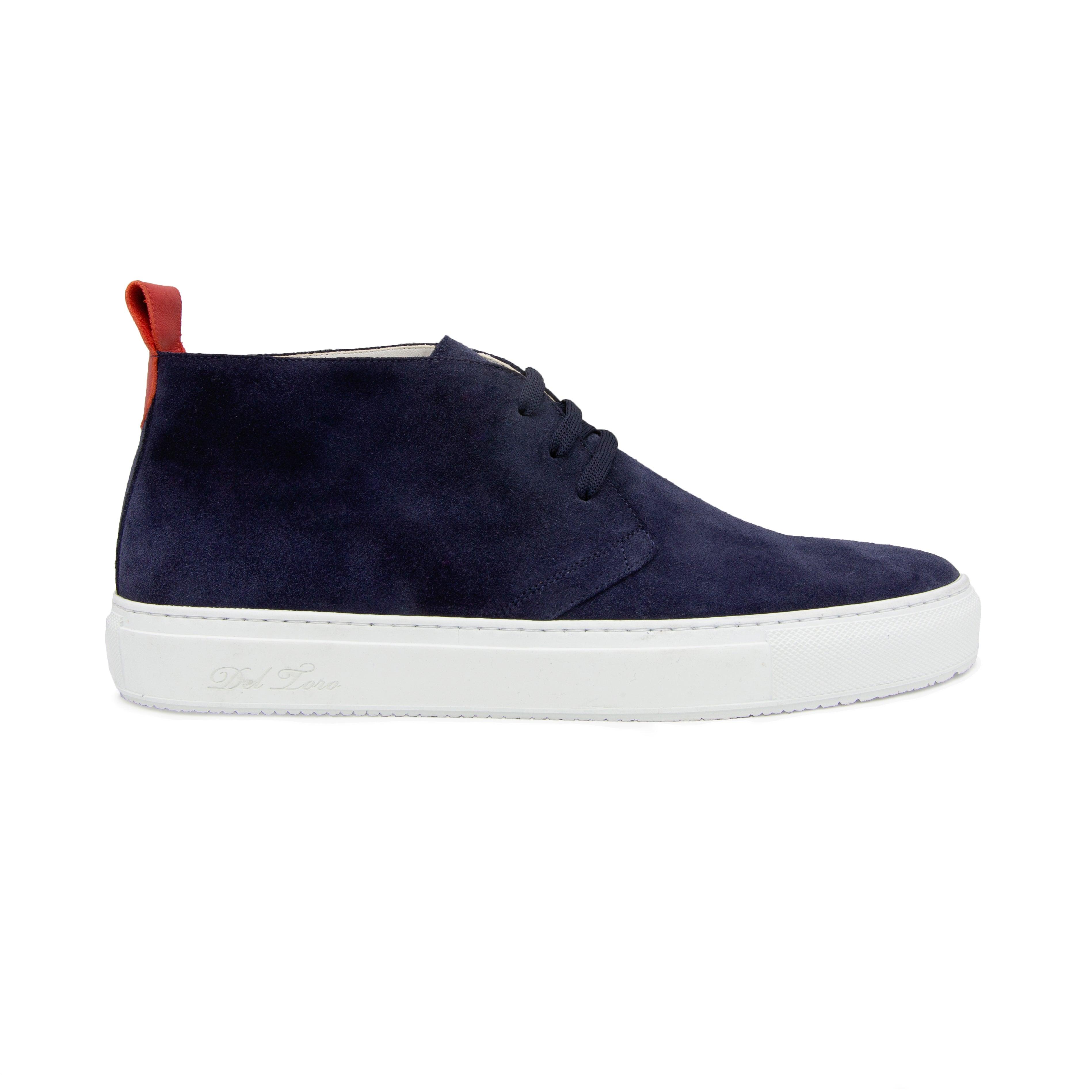 Men's Navy Suede Chukka Sneaker - 2nd