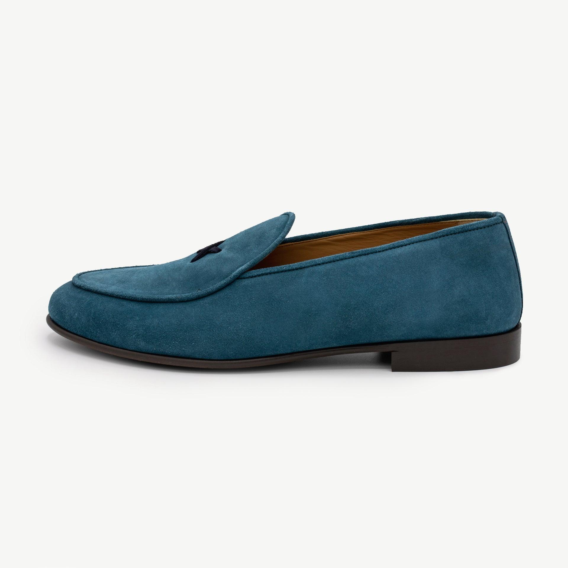 Men's Petrol Suede Milano - 2nd