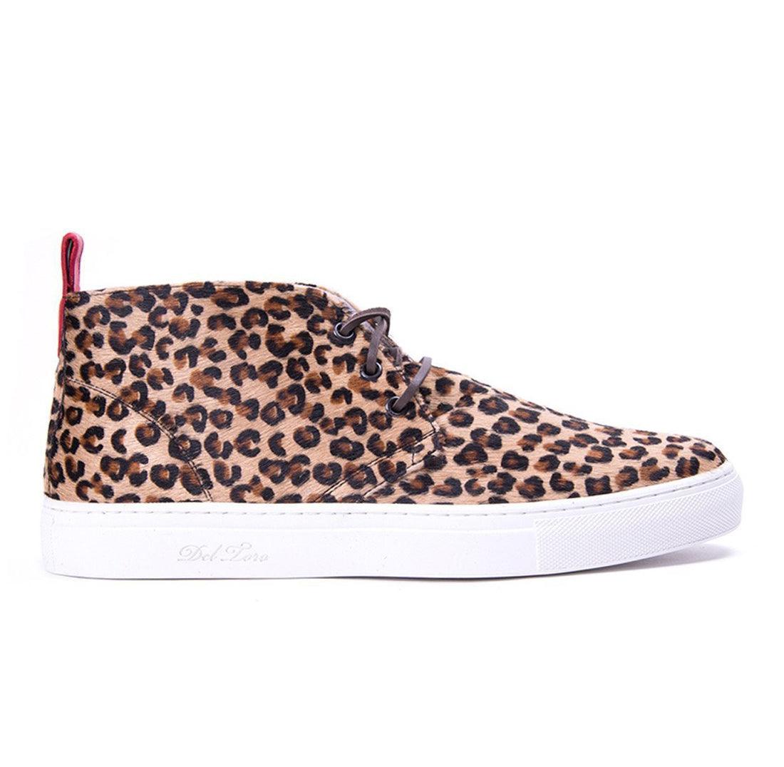 Women's Pony Hair Leopard Chukka - 2nd