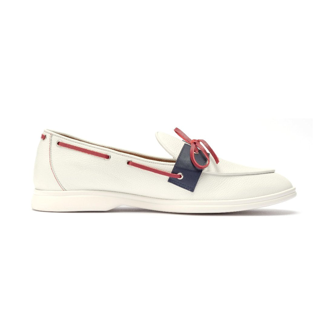 Mens Red, White, & Blue Barca Yacht Loafer