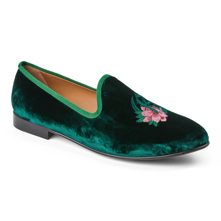 Greyson x Del Toro Men s Garden Of Wolves Velvet Slipper