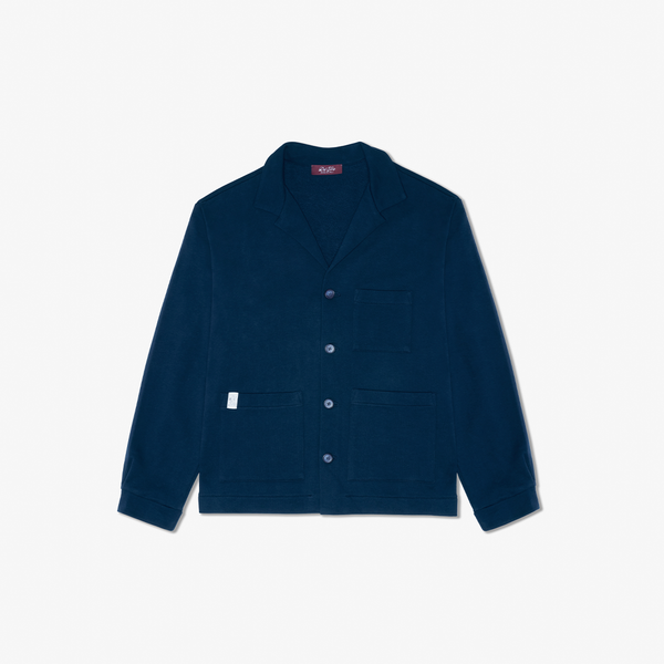 Men's Jersey Knit Loafer Jacket - Navy Men's Jersey Knit Loafer Jacket - Navy