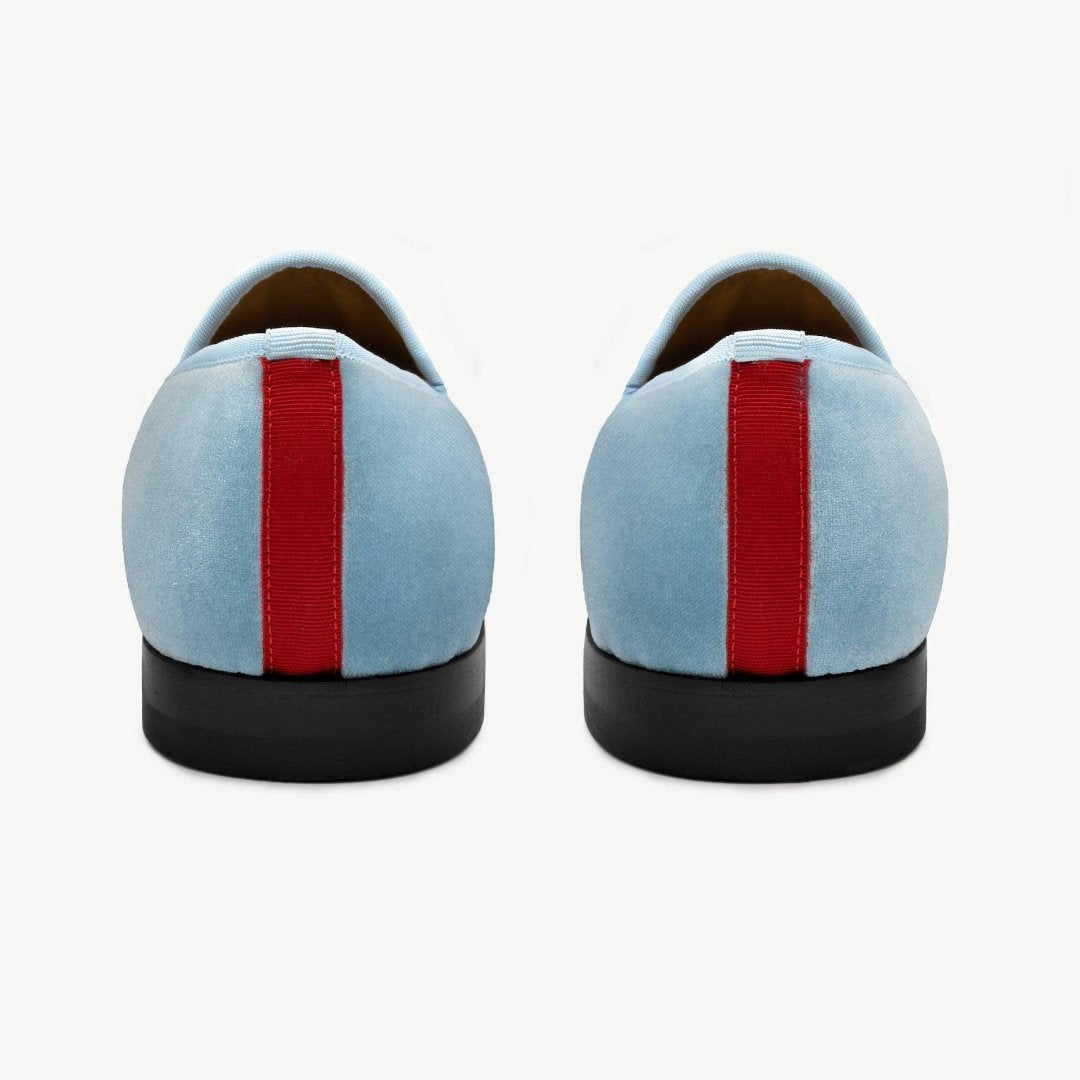 Men's Baby Blue Velvet Slipper II- 2nd