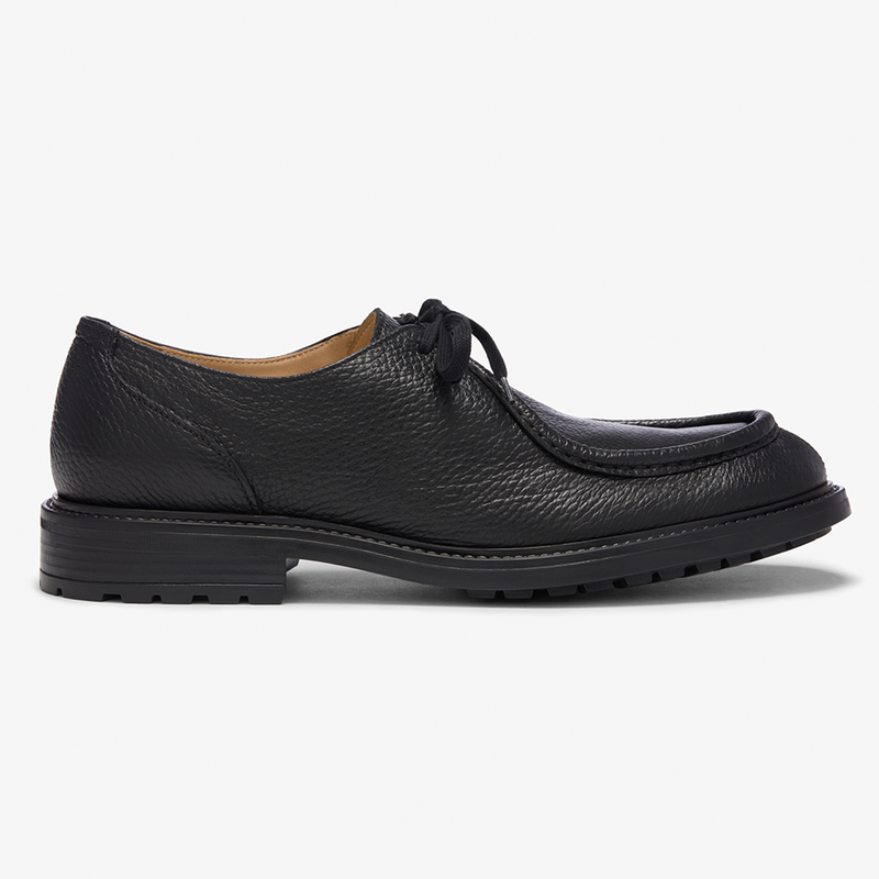 Men's Black Pebbled Leather Tuscan Moc Boot Men's Black Pebbled Leather Tuscan Moc Boot