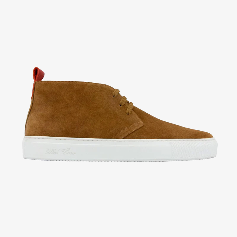 Men s Cognac Suede Chukka Sneaker