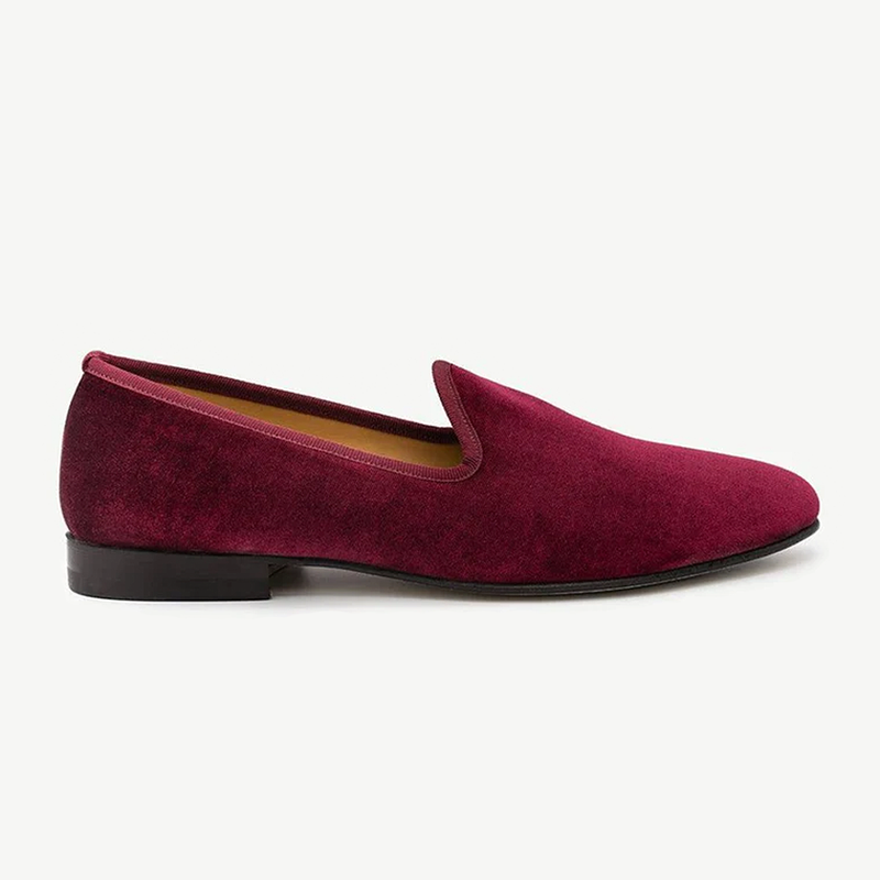 Cole haan red velvet shoes shop