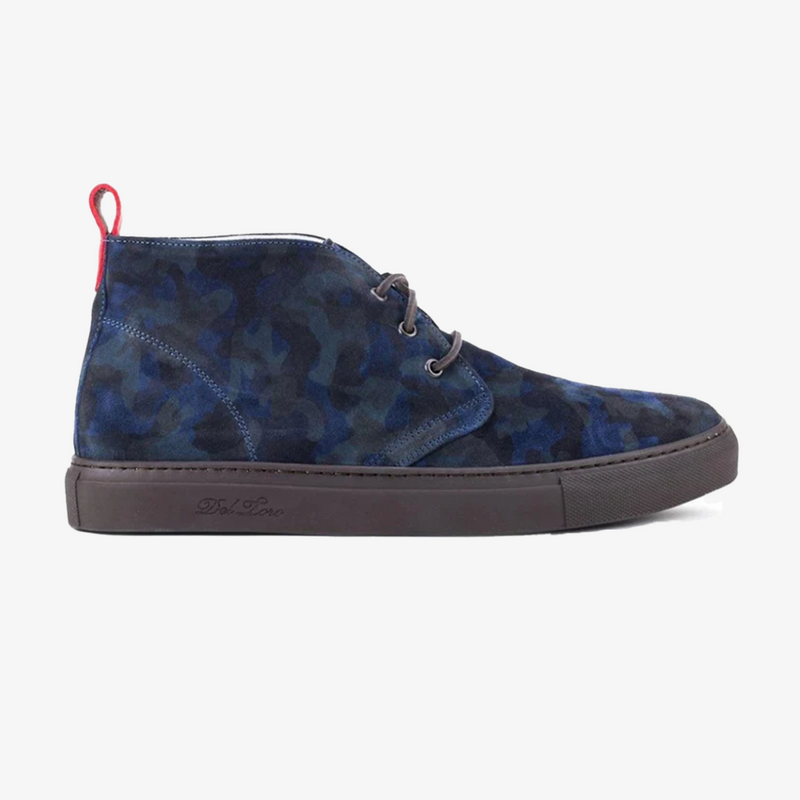 Men's Vintage Navy Camo Chukka
