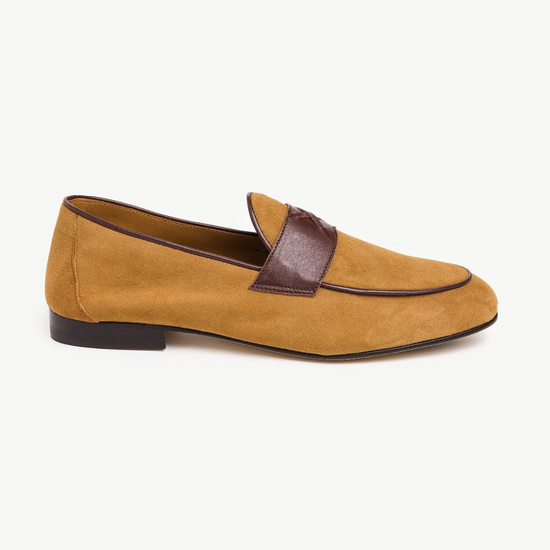 Men's Tan Suede Centesimo