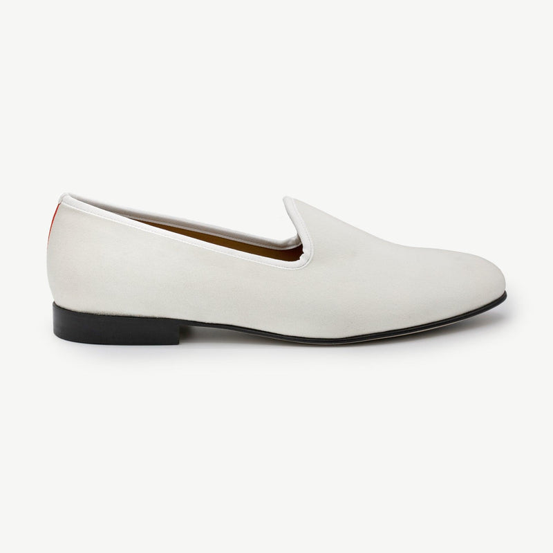 Men's Cream Velvet Slipper II - 2nd