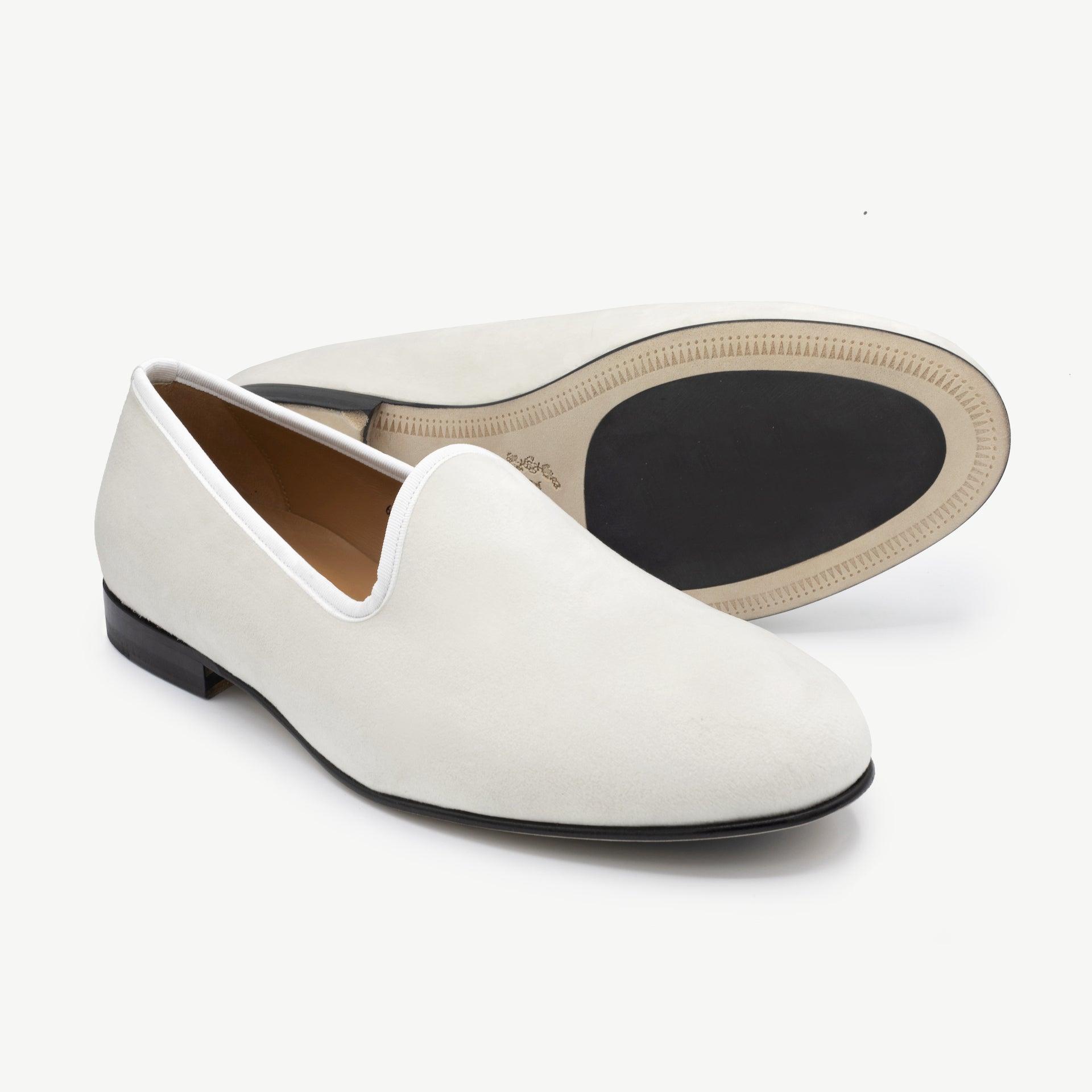 Men's Cream Velvet Slipper II - 2nd