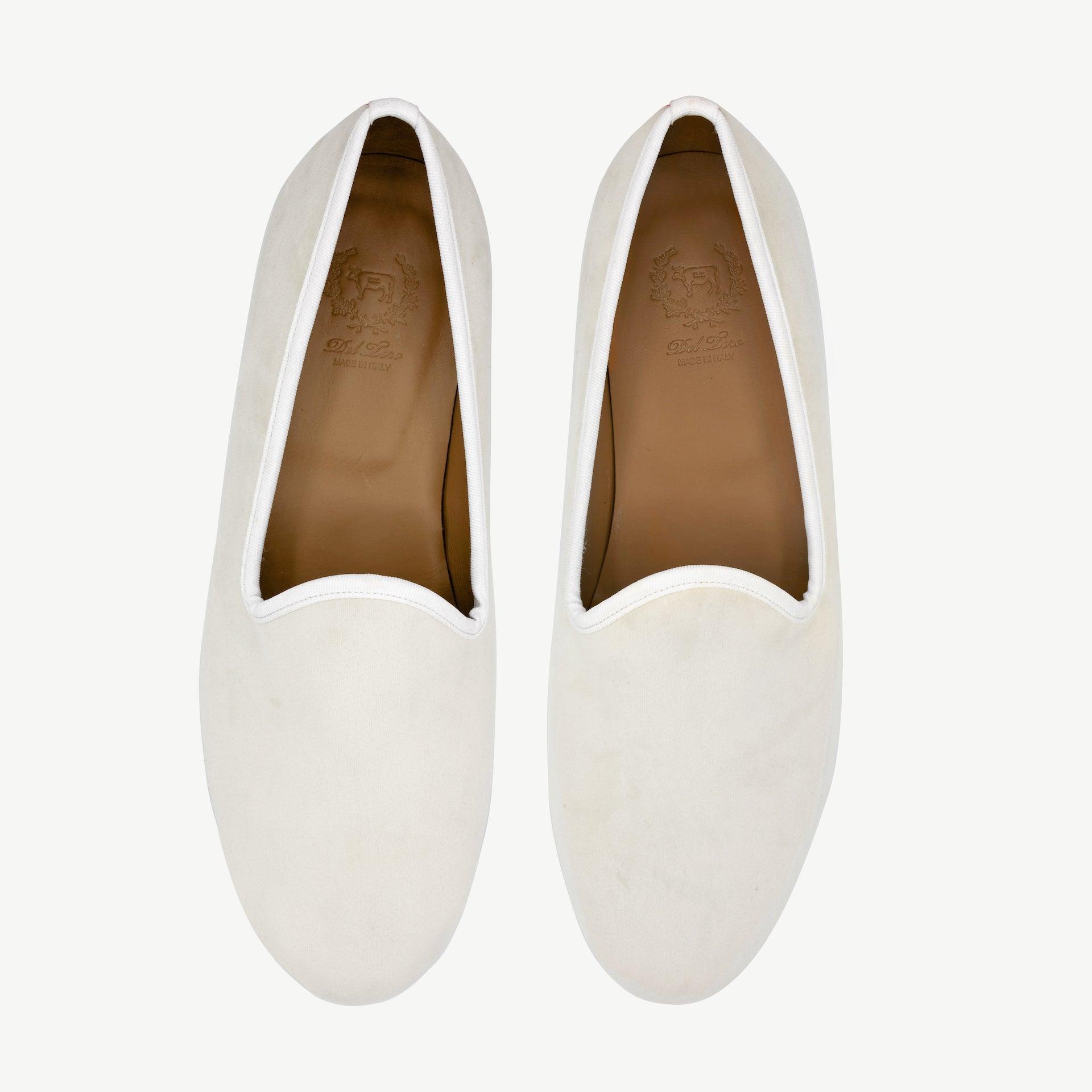 Men's Cream Velvet Slipper II - 2nd
