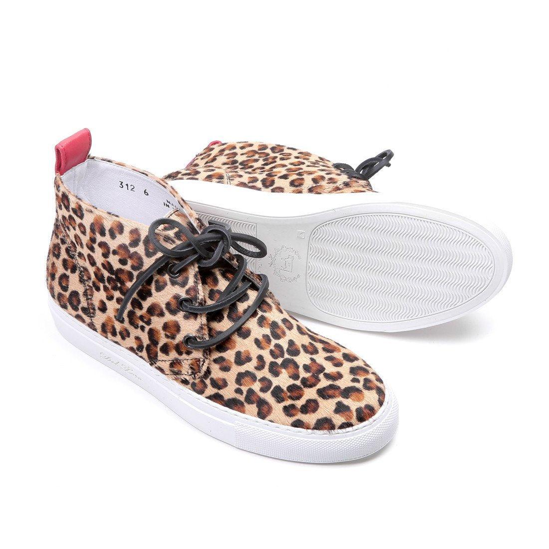 Women's Pony Hair Leopard Chukka - 2nd