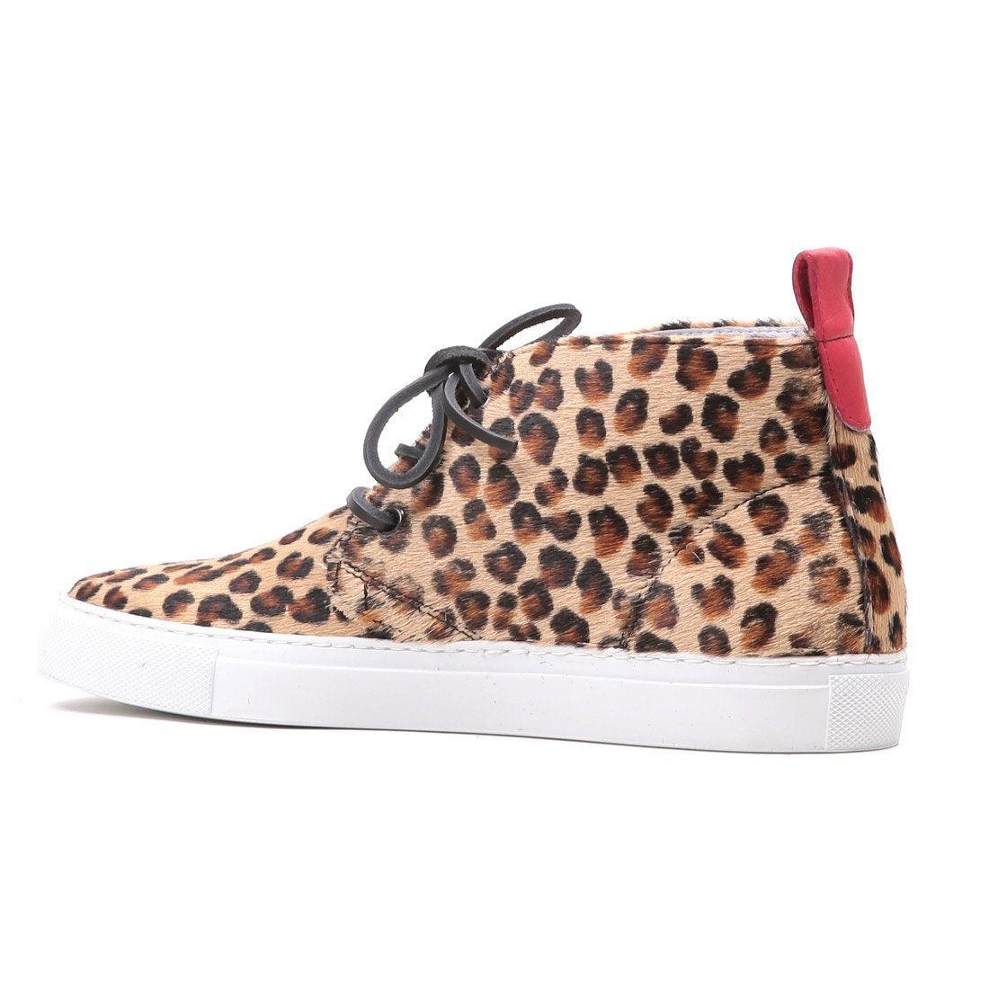 Women's Pony Hair Leopard Chukka - 2nd