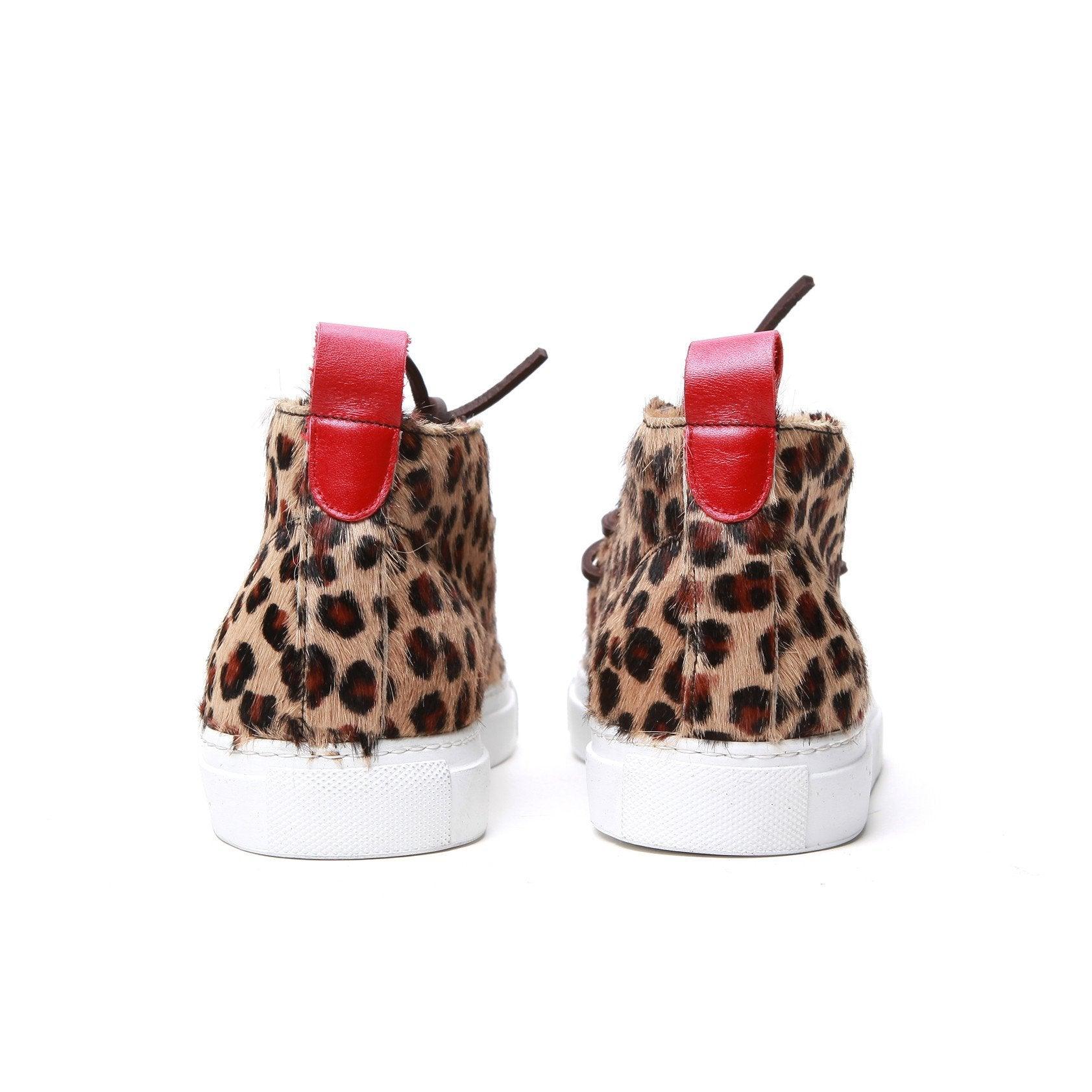 Women's Pony Hair Leopard Chukka - 2nd