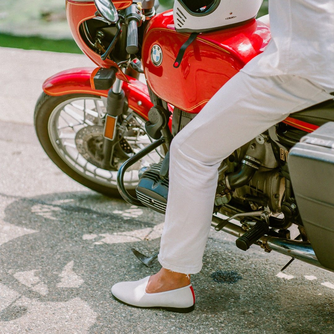 Men's Cream Velvet Slipper II