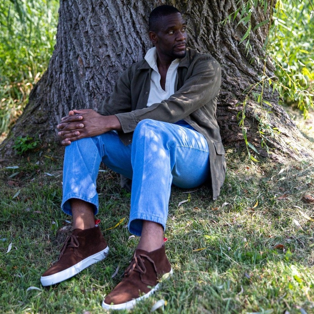 Men's Chocolate Suede Chukka Sneaker