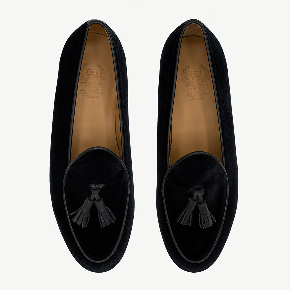 Men's Tassels Velvet Loafer Shoes