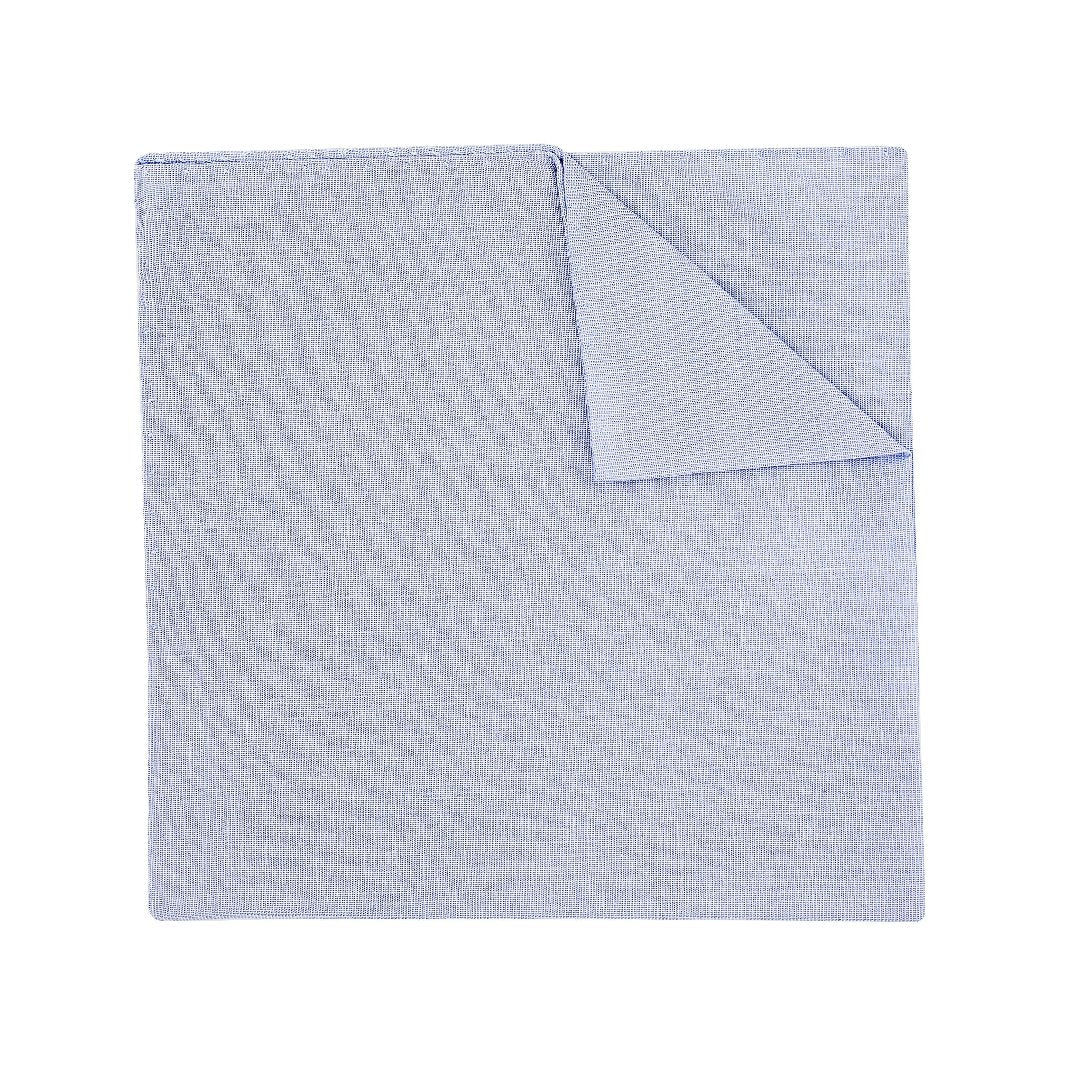 Light Blue Cotton Pocket Square