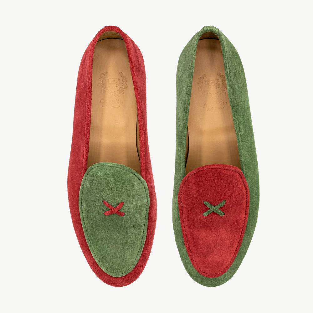 Holiday Color Block Milano Loafer – Del Toro Shoes
