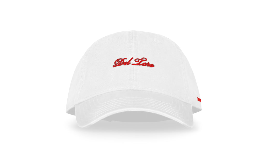 White Embroidered Cotton-Twill Adjustable Baseball Cap – Del Toro Shoes