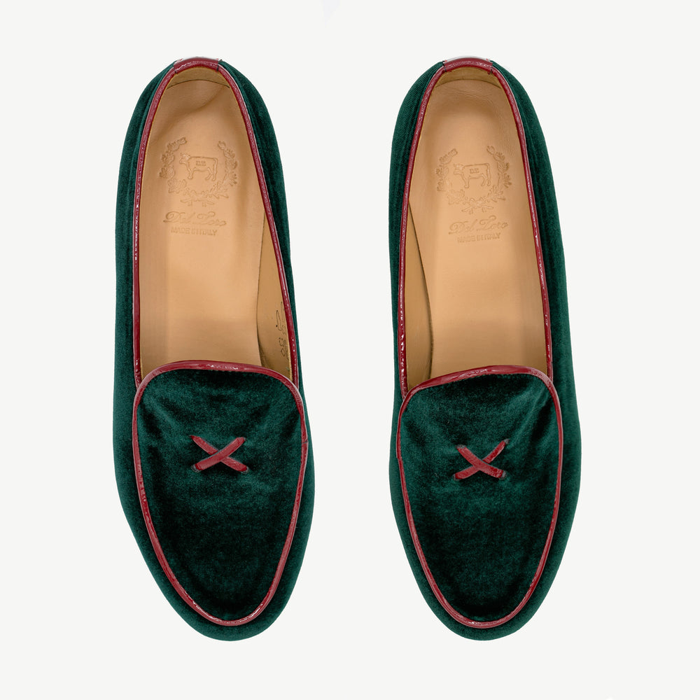 Dark Green Velvet Milano Loafer – Del Toro Shoes