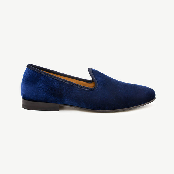 Shoes Del Velvet Men\'s Blue II – Slipper Toro