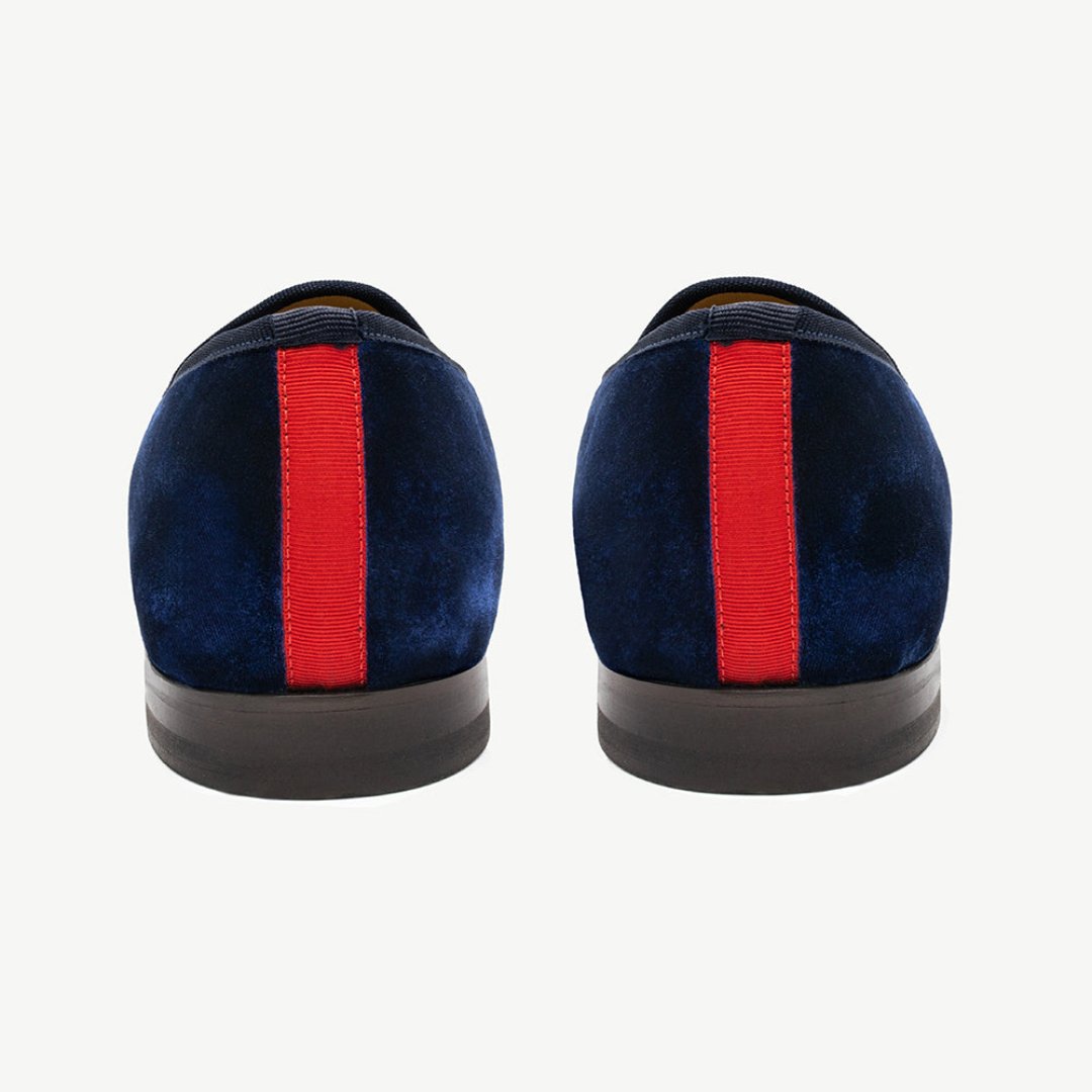 Men's Blue Velvet Slipper II