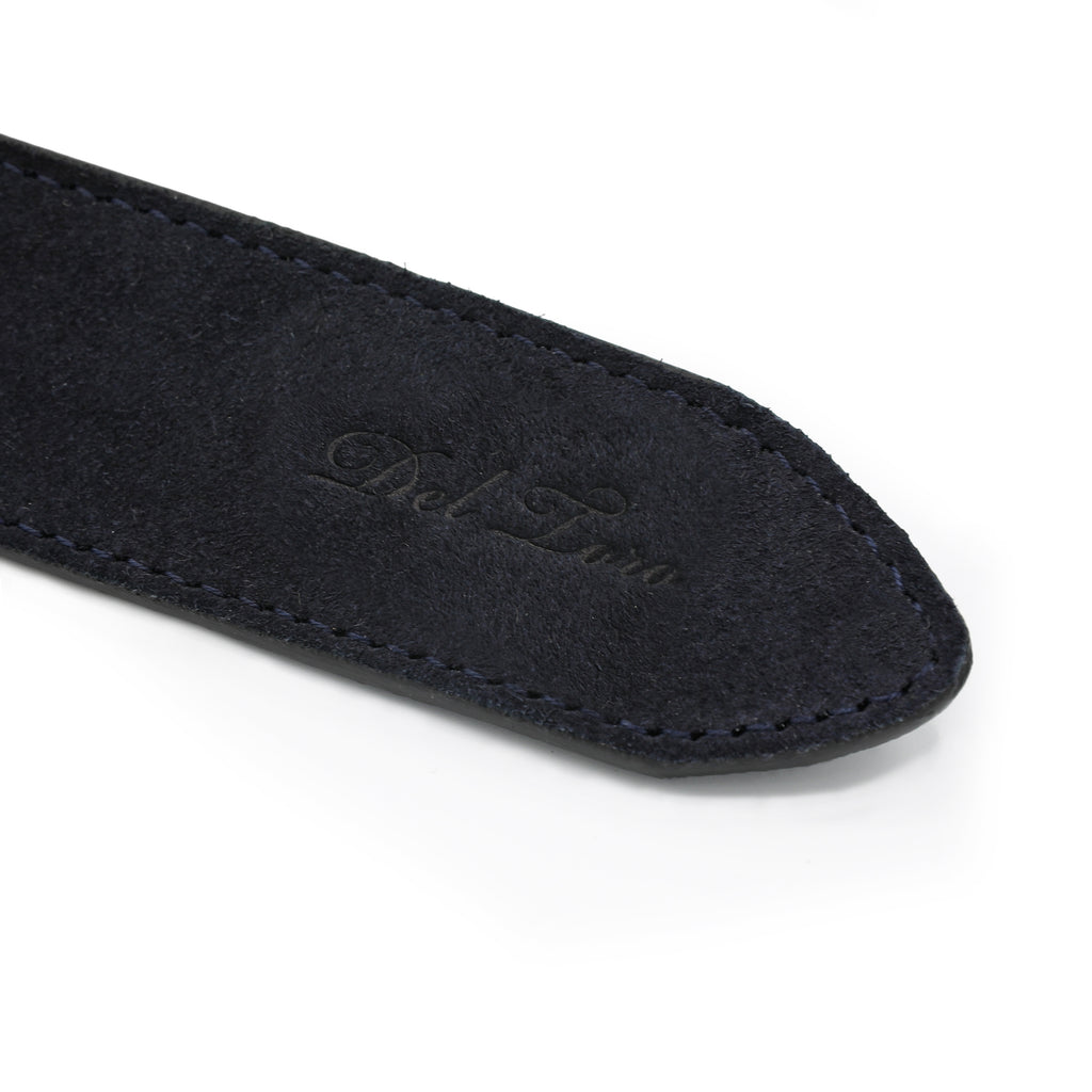 Men's Navy Suede O-Ring Belt – Del Toro Shoes