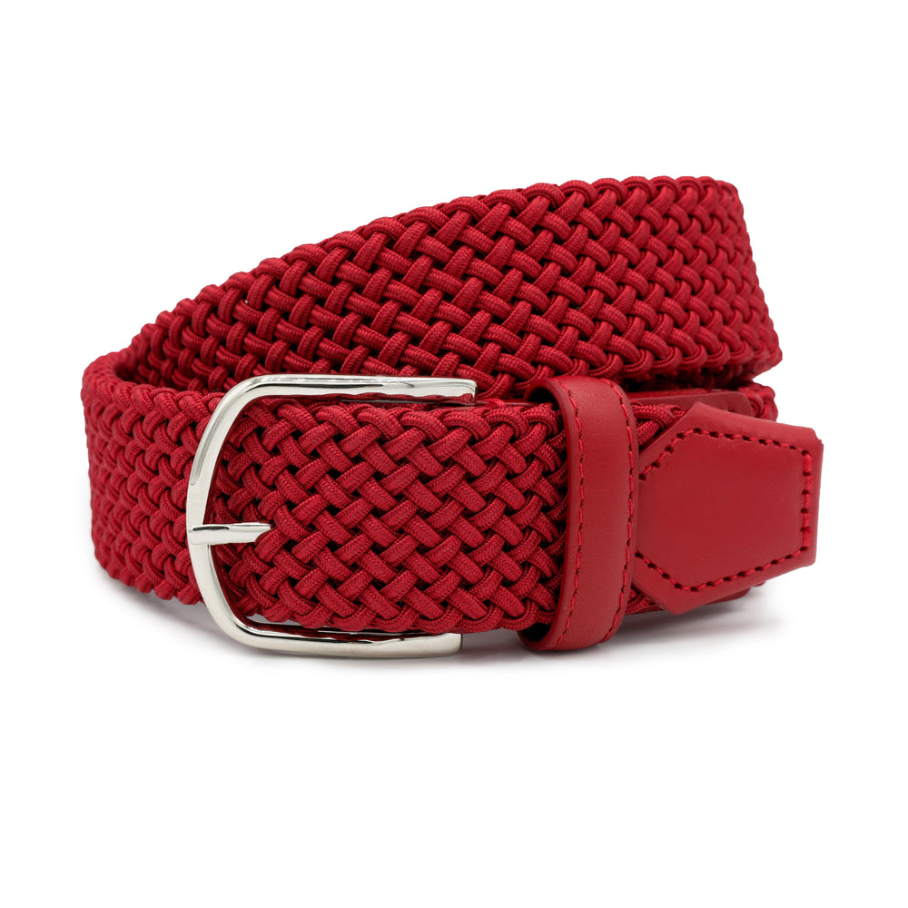Men's Red Woven Elastic Belt – Del Toro Shoes