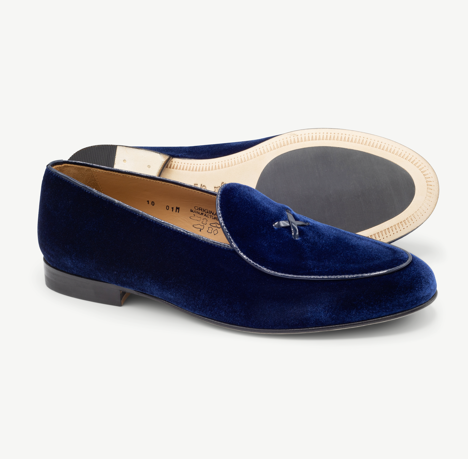 Men's Navy Velvet Milano Loafer