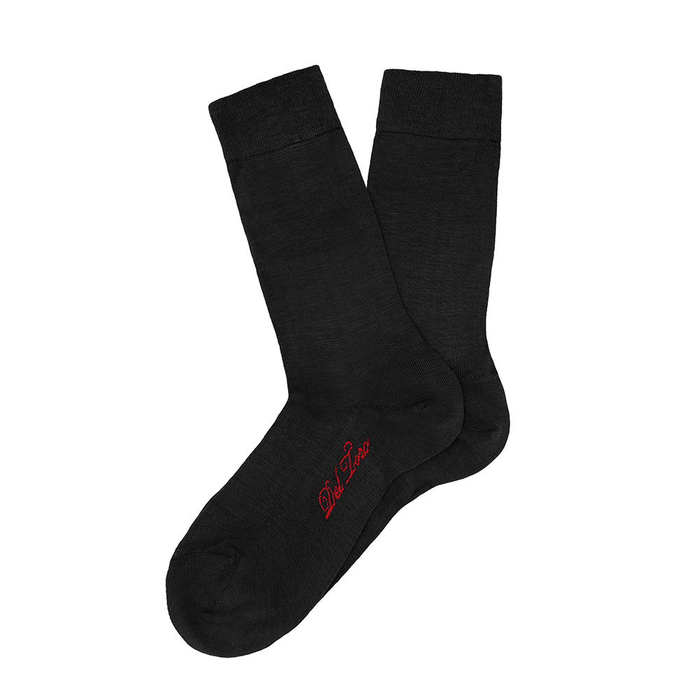 Black Bamboo Dress Sock – Del Toro Shoes