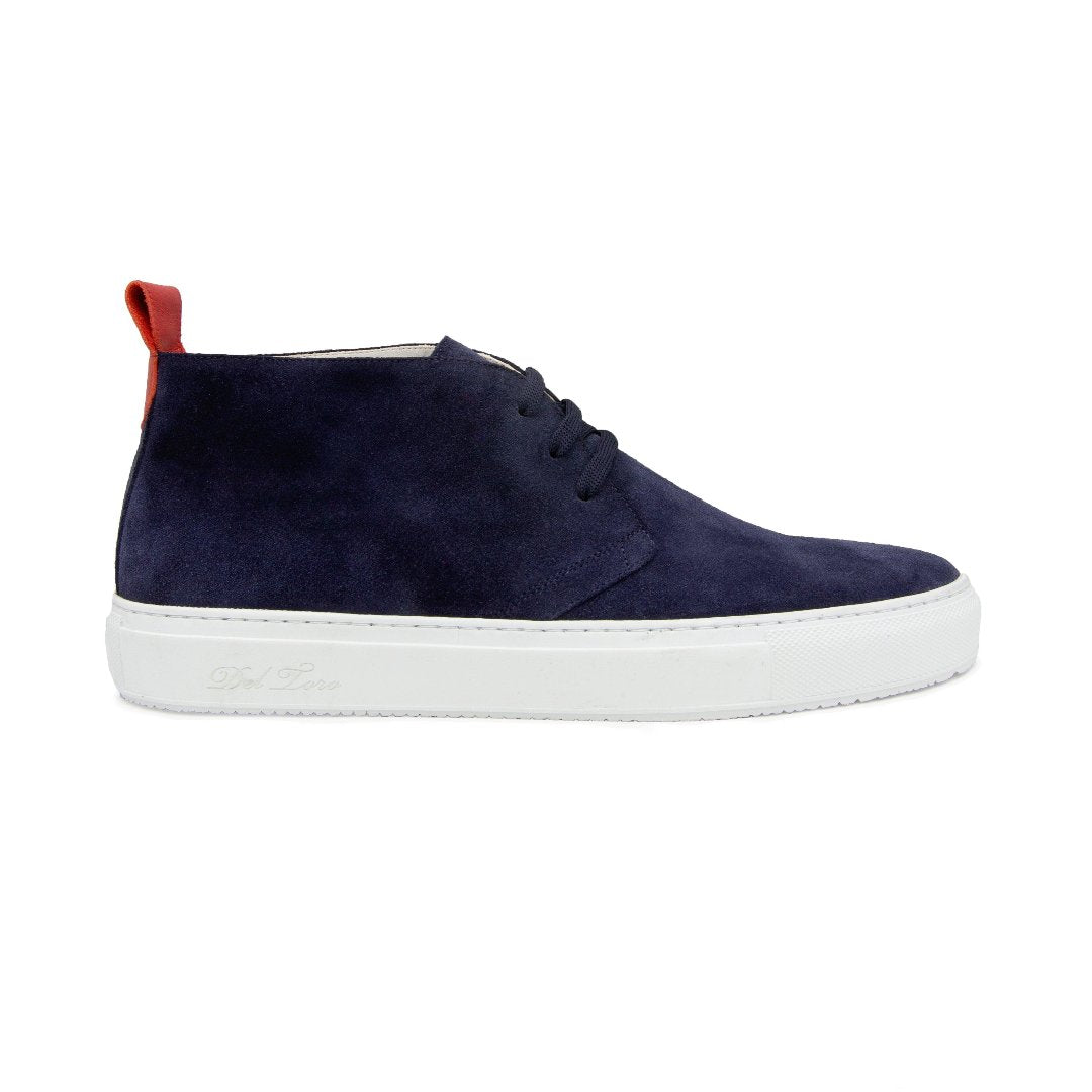 Men's Navy Suede Chukka Sneaker