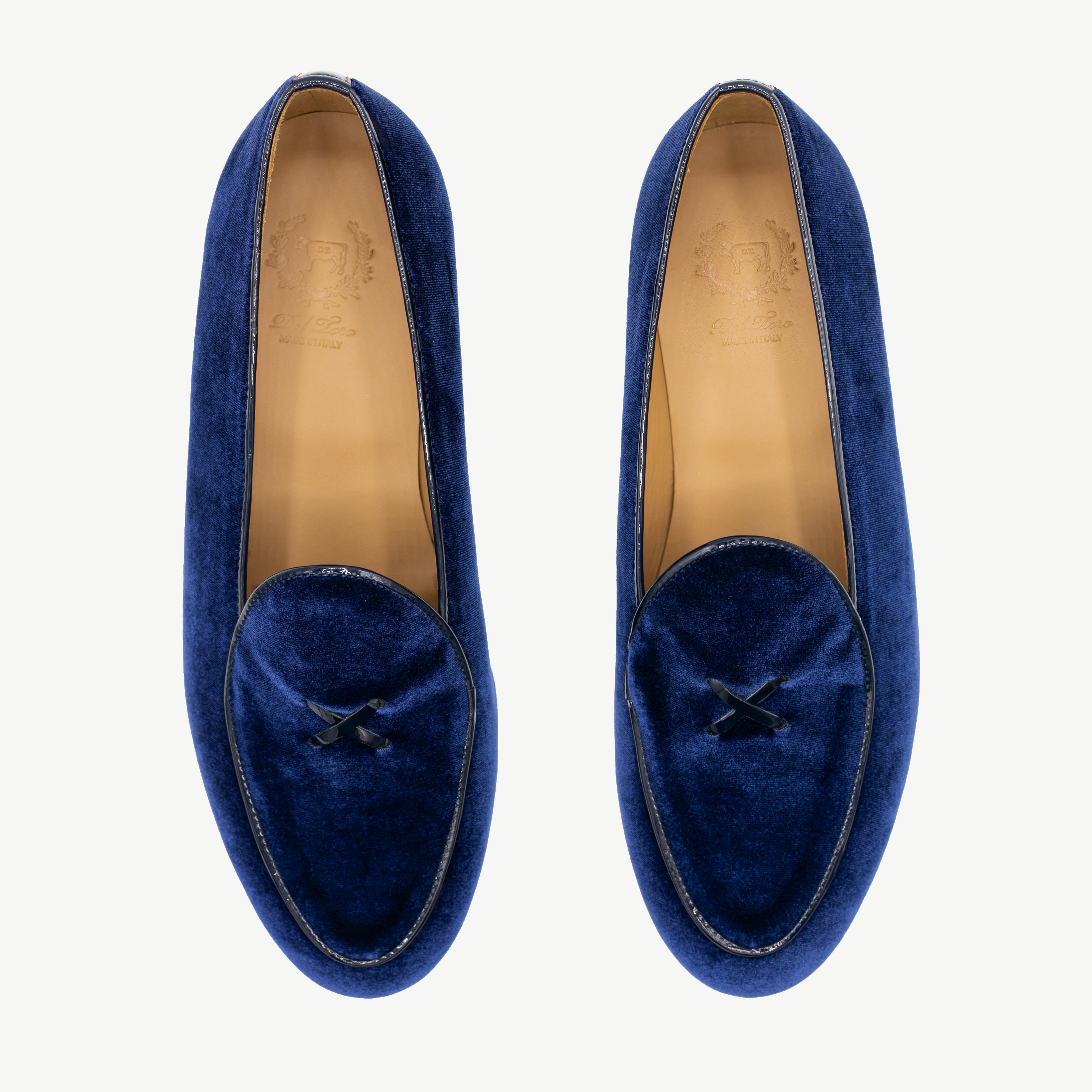 Men's Navy Velvet Milano Loafer