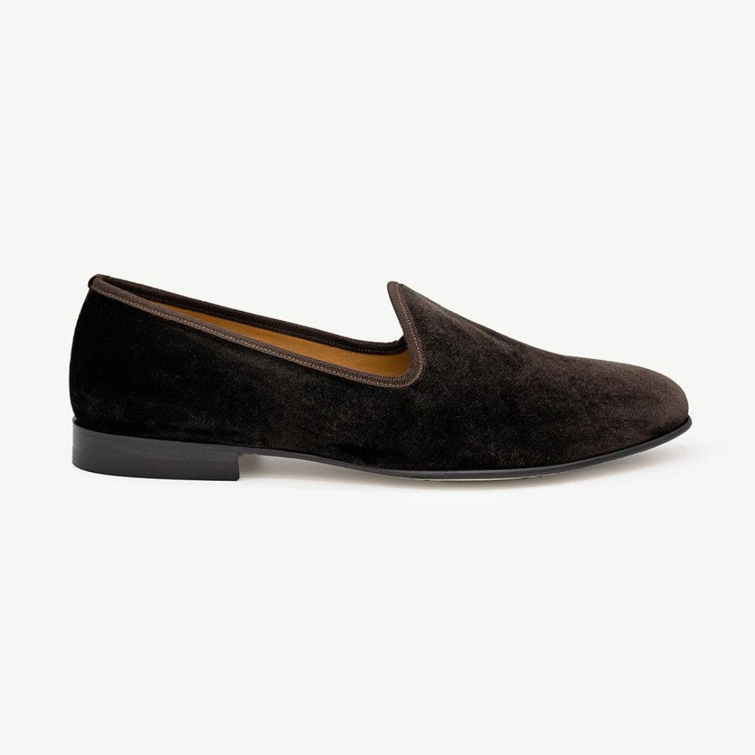 Men's Brown Velvet Slipper II