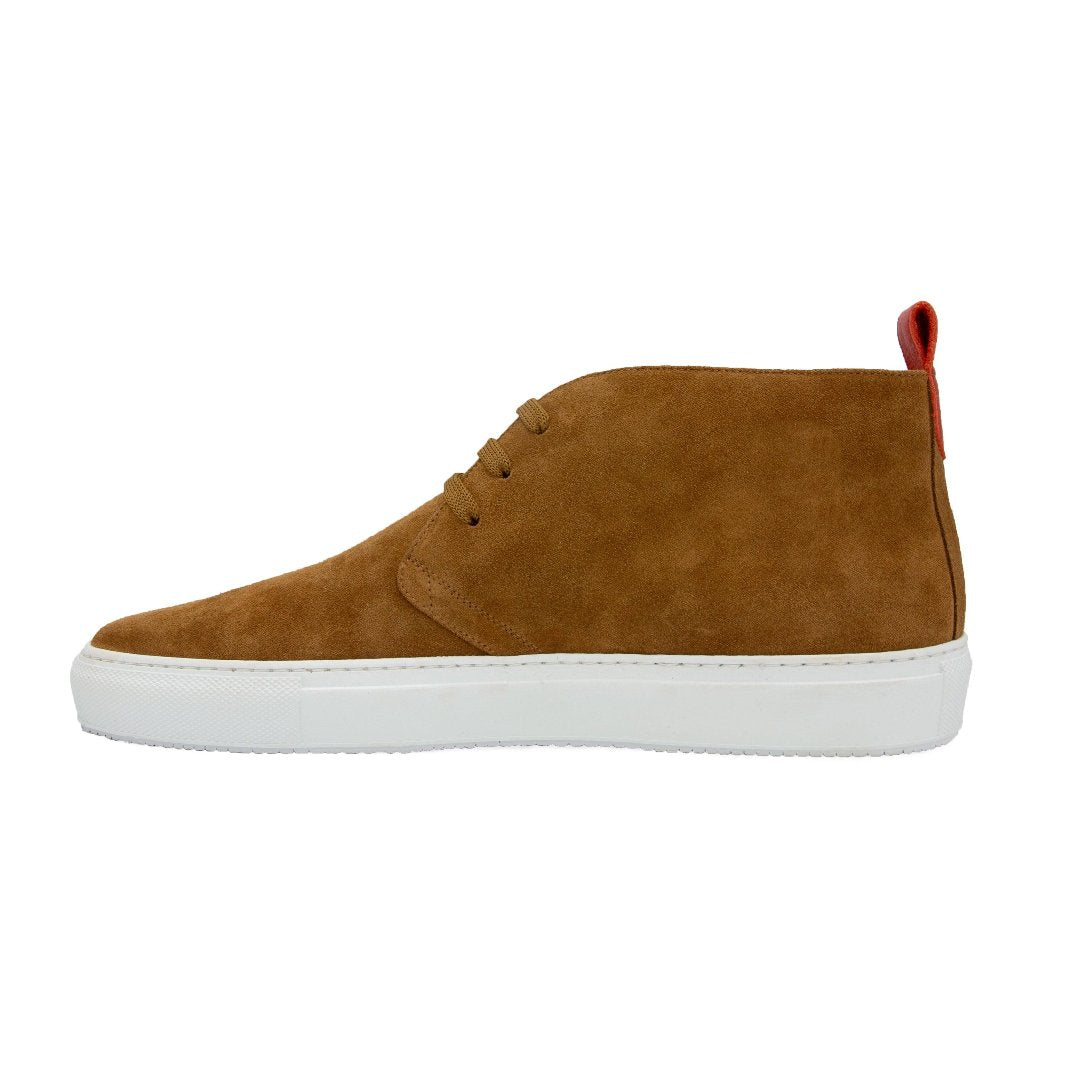 Men's Cognac Suede Chukka Sneaker