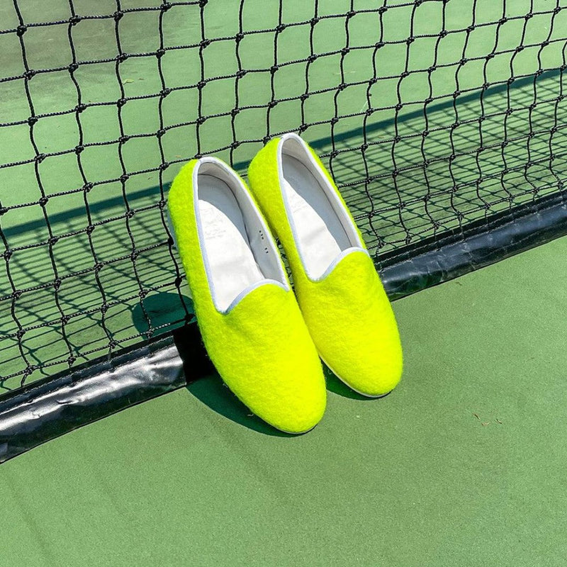 Men's Tennis Ball Felt Slipper