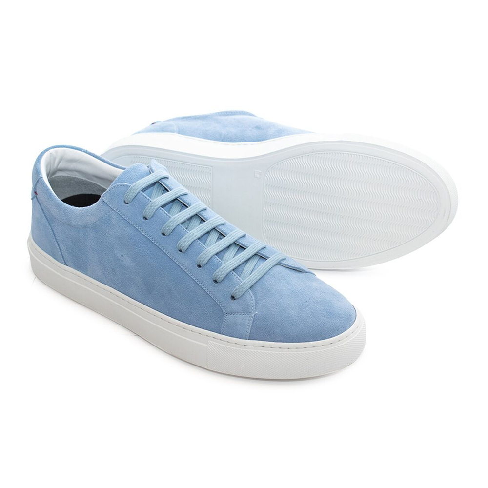 Women's Baby Blue Suede Sardegna Sneaker II 7 / Baby Blue