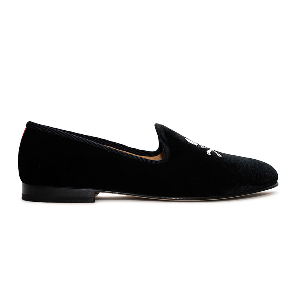 Velvet Tuxedo Shoes For Men